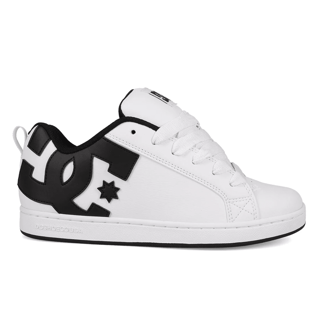 Zapatillas Court Graffik Para Mujer De DC Shoes, Blanco/negro Blanco/negro