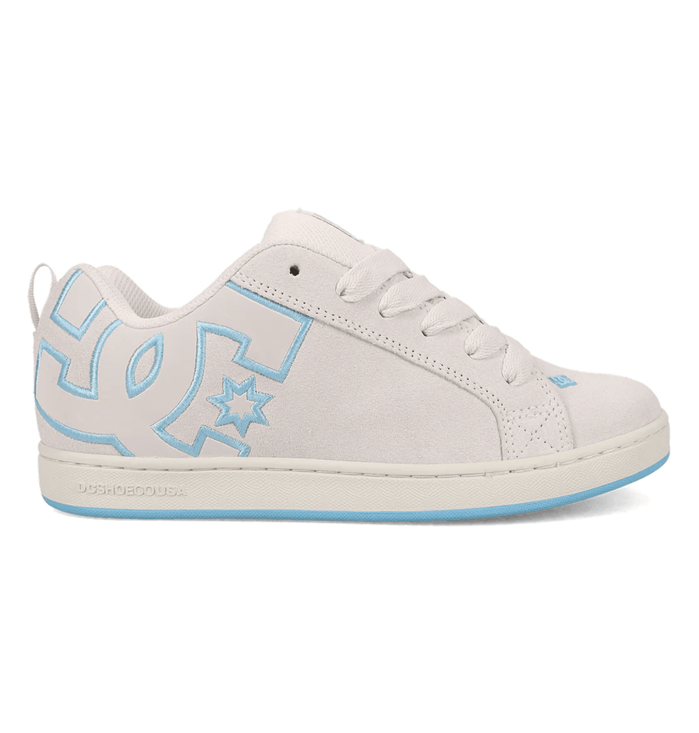 Dc Shoes Women's Court Graffik Shoes Off Wht/Blu Off White/Blue