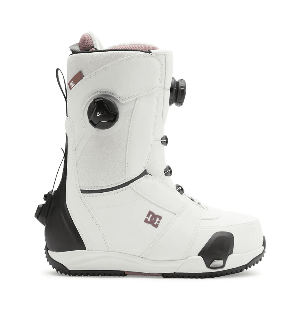 Botas De Snowboard Para Mujer Dc Shoes Lotus Step On® Blanco Roto/vino Morado(owp)