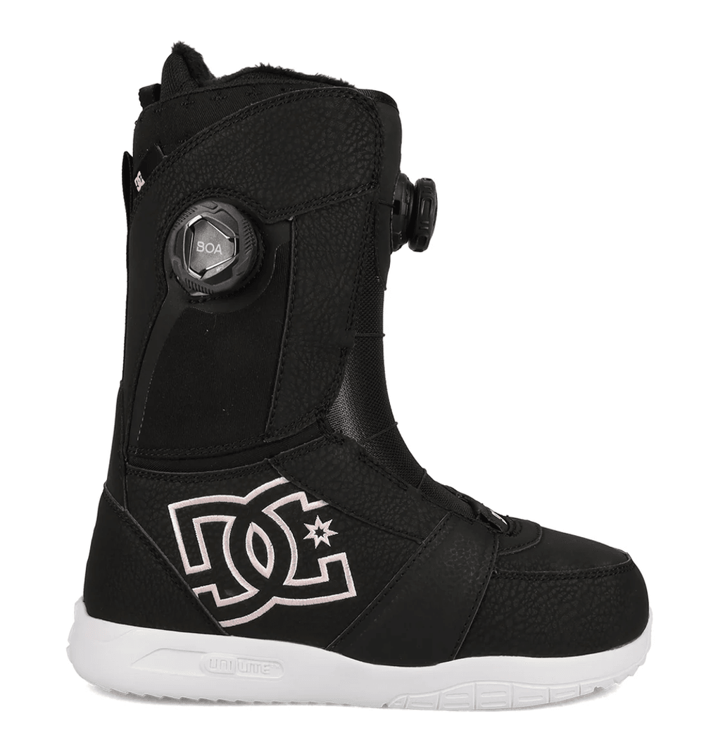 Botas De Snowboard Lotus Para Mujer De DC Shoes, Negro/rosa Claro