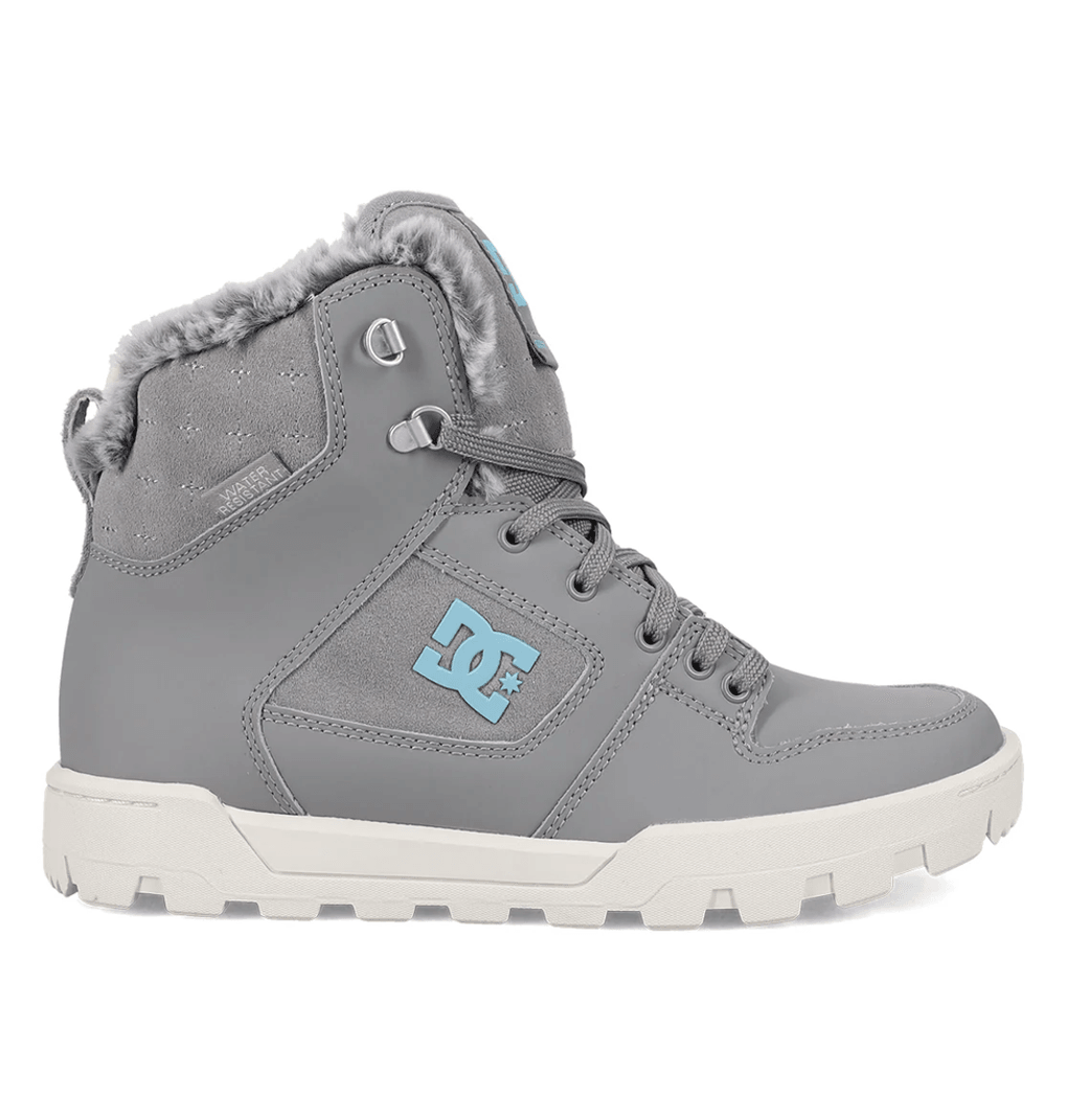 Dc Shoes Manteca 4 Botas Resistentes Al Agua Para Mujer Gris